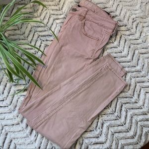 AE super stretch blush pink jegging